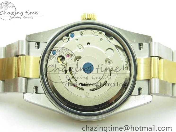 MiroTime 0203 WaterResistant Datejust 31mm 278273 SS YG BP Maker Best Edition Black Sticks Markers Dial on SS YG Oyster Bracelet 2718